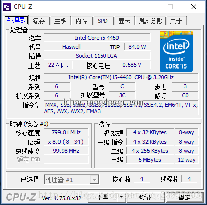 i5-4460
