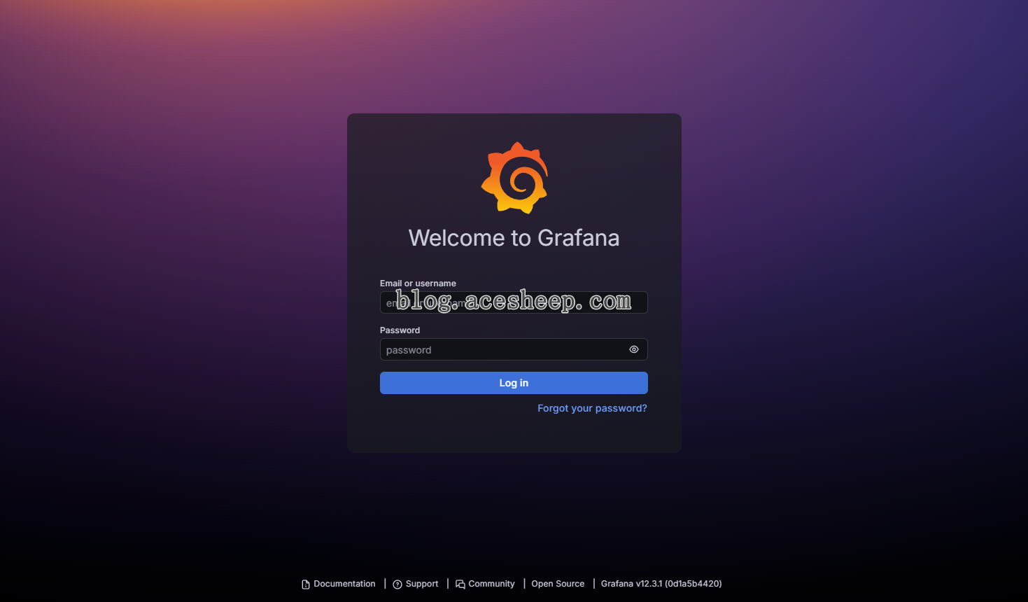Grafana 页面